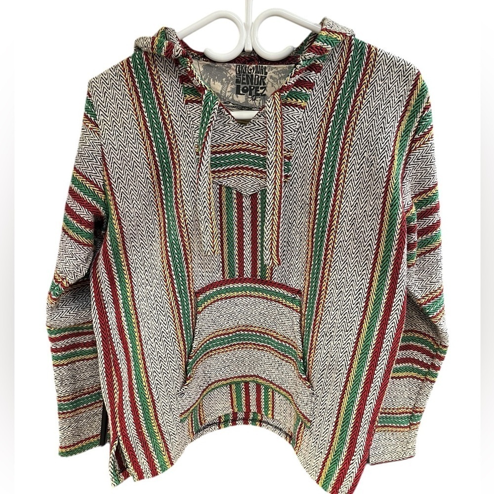 Original Senior Lopez Sweater Pullover Hoodie Boho Surf Grunge Cottagecore Small